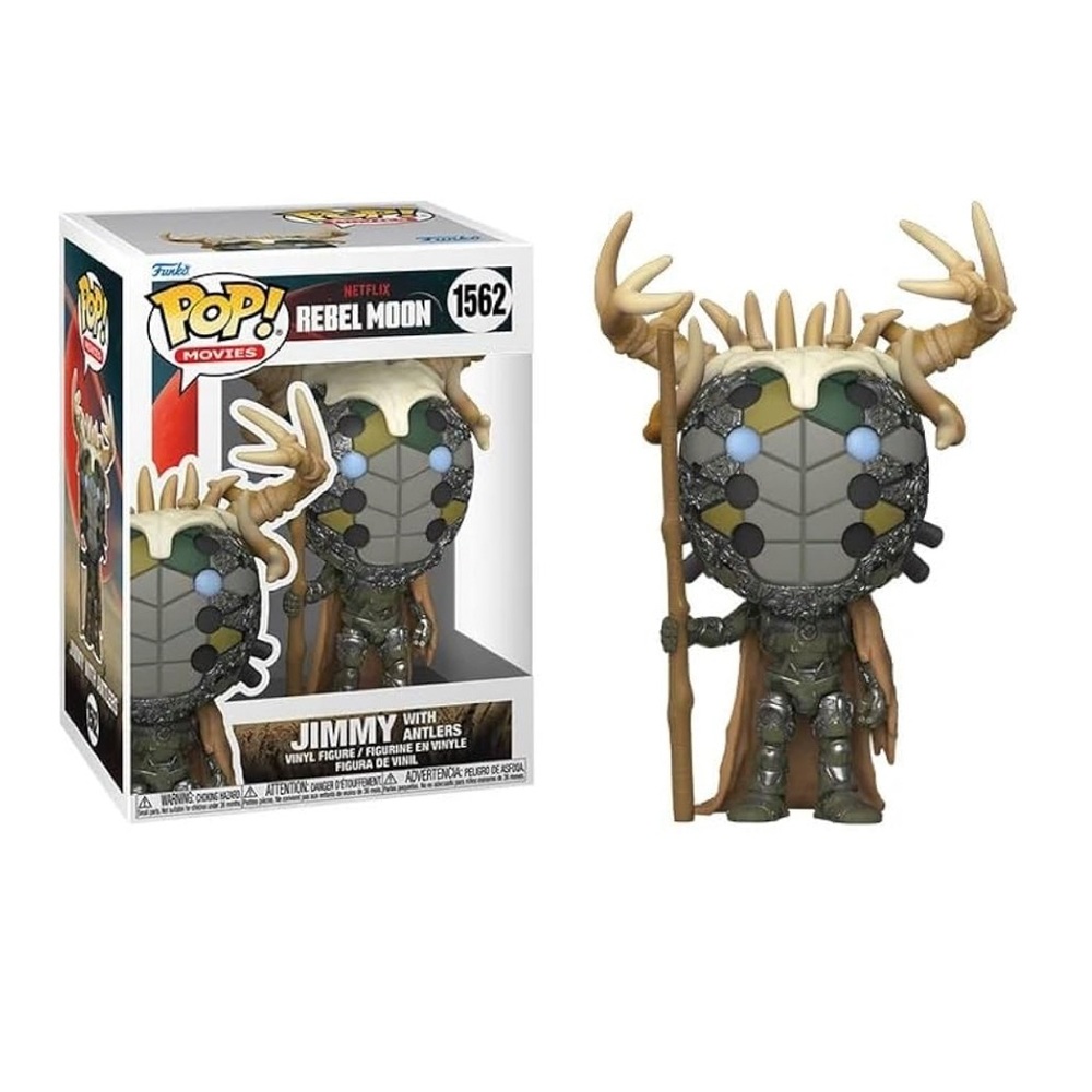 NIB Funko Pop! Rebel Moon Jimmy w Antlers (Wave 2) #1562